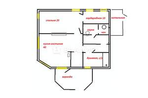Дом 150м², 1-этажный, на длительный срок,