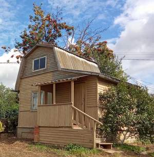 Дача 43м², 2-этажный, участок 3 сот.