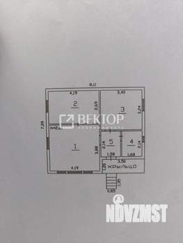 Дом 56м², 1-этажный, участок 9 сот.