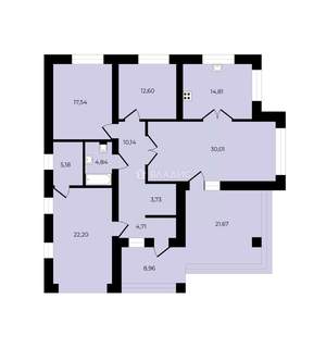 Дом 124м², 1-этажный, участок 5 сот.