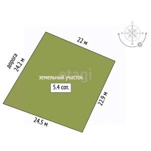 Дом 26м², 2-этажный, участок 5 сот.