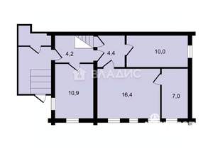 Дом 141м², 2-этажный, участок 6 сот.