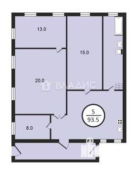 Дом 94м², 1-этажный, участок 14 сот.