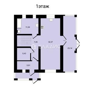 Дом 217м², 3-этажный, участок 7 сот.