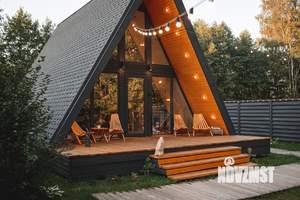 Дом 60м&sup2;, 2-этажный, посуточно, 