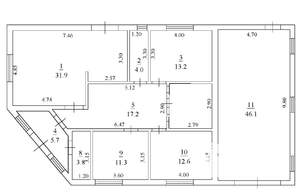 Коттедж 165м&sup2;, 1-этажный, участок 7 сот.  