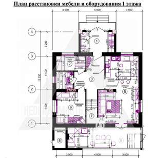 Коттедж 210м², 2-этажный, участок 7 сот.  