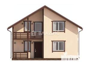 Дом 143м&sup2;, 2-этажный, участок 10 сот.  