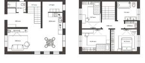 Дом 125м², 2-этажный, участок 7 сот.  