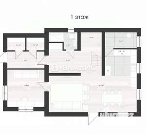 Коттедж 150м², 2-этажный, участок 6 сот.  