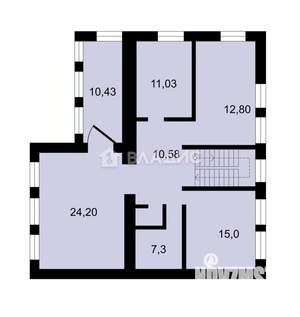 Дом 251м², 3-этажный, участок 6 сот.  
