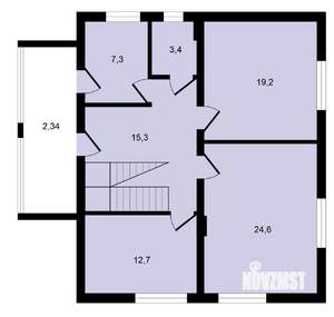 Дом 174м², 2-этажный, участок 12 сот.  