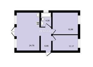 Дом 101м², 1-этажный, участок 10 сот.  