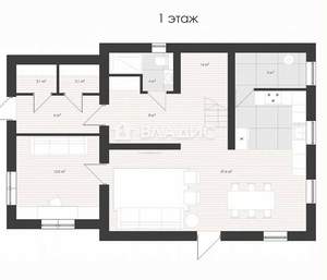 Дом 150м², 2-этажный, участок 8 сот.  