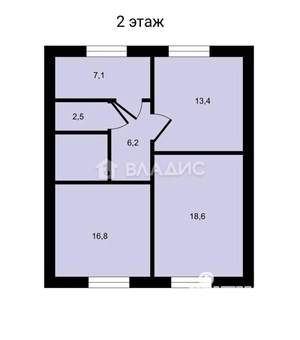 Дом 217м², 2-этажный, участок 7 сот.  