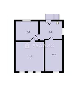 Дом 112м&sup2;, 1-этажный, участок 17 сот.  