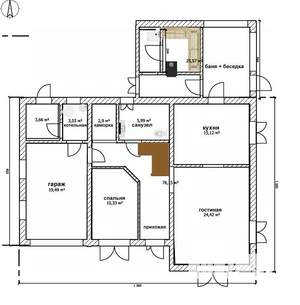 Дом 150м², 2-этажный, участок 11 сот.  