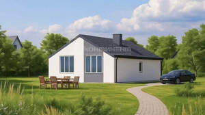 Дом 73м², 1-этажный, участок 9 сот.  