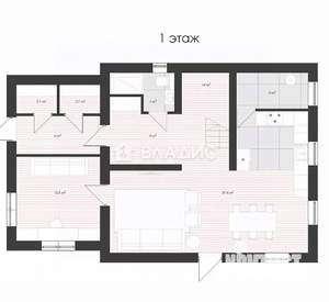 Дом 150м², 2-этажный, участок 8 сот.  