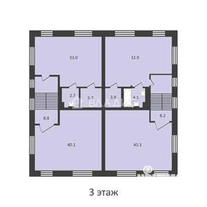 Дом 629м², 2-этажный, участок 8 сот.  