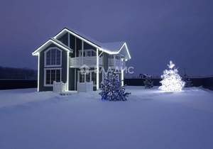 Дом 155м&sup2;, 2-этажный, участок 14 сот.  