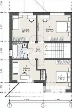 Таунхаус 154м², 2-этажный, участок 5 сот.  