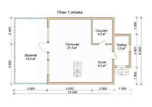 Дом 72м², 2-этажный, участок 5 сот.  