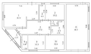 Дом 165м², 1-этажный, участок 12 сот.  