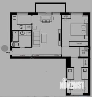 2-к квартира, посуточно, 60м2, 2/5 этаж