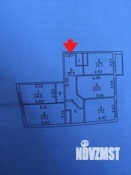 4-к квартира, на длительный срок, 112м2, 4/9 этаж