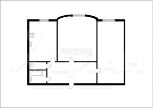 2-к квартира, на длительный срок, 60м2, 1/9 этаж