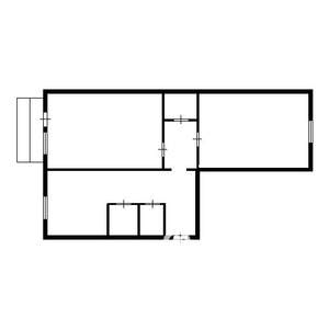 2-к квартира, на длительный срок, 44м2, 4/5 этаж