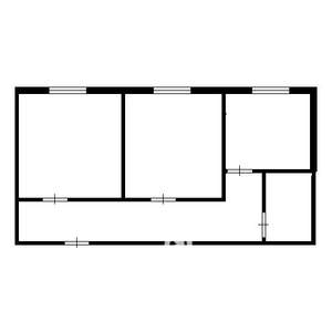 2-к квартира, на длительный срок, 57м2, 3/4 этаж