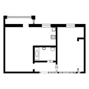 2-к квартира, на длительный срок, 46м2, 5/5 этаж