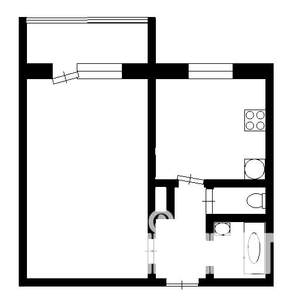 1-к квартира, на длительный срок, 36м2, 5/14 этаж