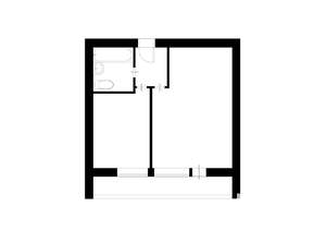 1-к квартира, на длительный срок, 33м2, 2/12 этаж