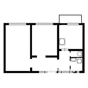 2-к квартира, на длительный срок, 60м2, 5/5 этаж