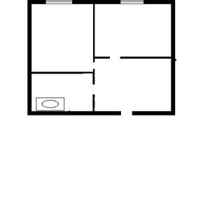 2-к квартира, на длительный срок, 42м2, 2/2 этаж