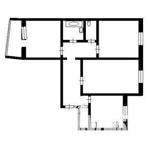 3-к квартира, на длительный срок, 65м2, 4/9 этаж
