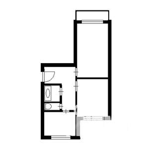 2-к квартира, на длительный срок, 56м2, 9/10 этаж