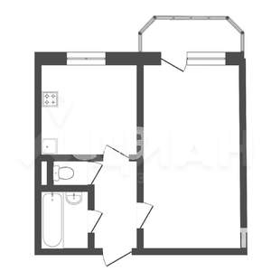 1-к квартира, на длительный срок, 35м2, 6/9 этаж