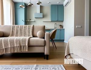 1-к квартира, посуточно, 47м2, 12/17 этаж