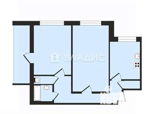 2-к квартира, на длительный срок, 53м2, 7/9 этаж