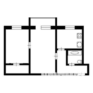 2-к квартира, на длительный срок, 48м2, 3/5 этаж