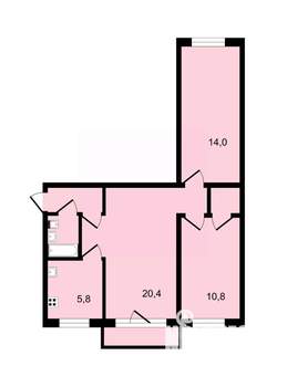 3-к квартира, на длительный срок, 586м2, 2/5 этаж