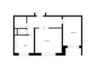2-к квартира, на длительный срок, 53м2, 3/9 этаж
