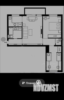 3-к квартира, посуточно, 60м2, 2/4 этаж