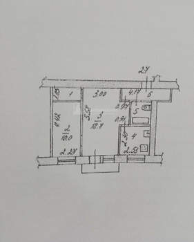 2-к квартира, на длительный срок, 45м2, 3/4 этаж