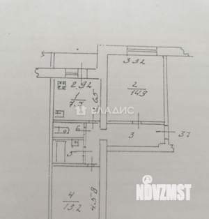 2-к квартира, на длительный срок, 48м2, 3/5 этаж