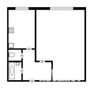 1-к квартира, на длительный срок, 37м2, 5/16 этаж